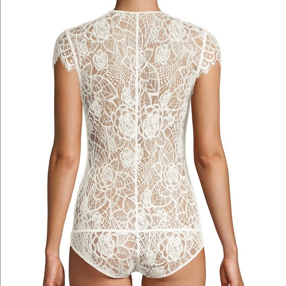 Kiki De Montparnasse coquette lace keyhole bodysuit M - Picture 3 of 16